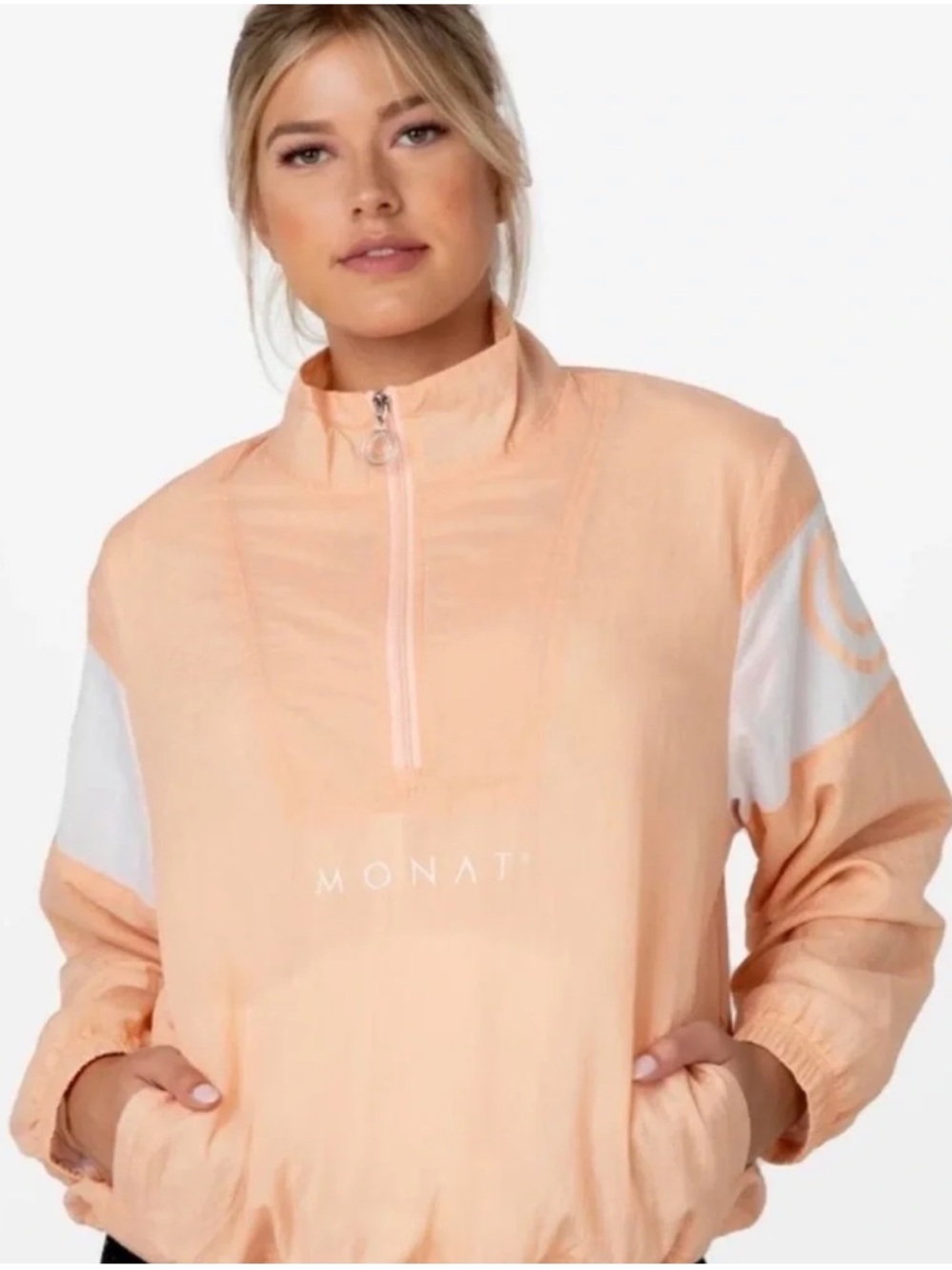 MONAT Peach Windbreaker Jacket
